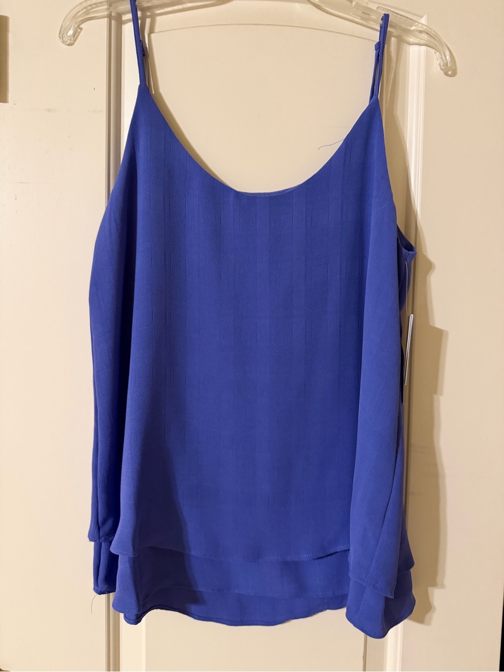 Women’s Sleeveless Layered Cami Tank Top - Blue